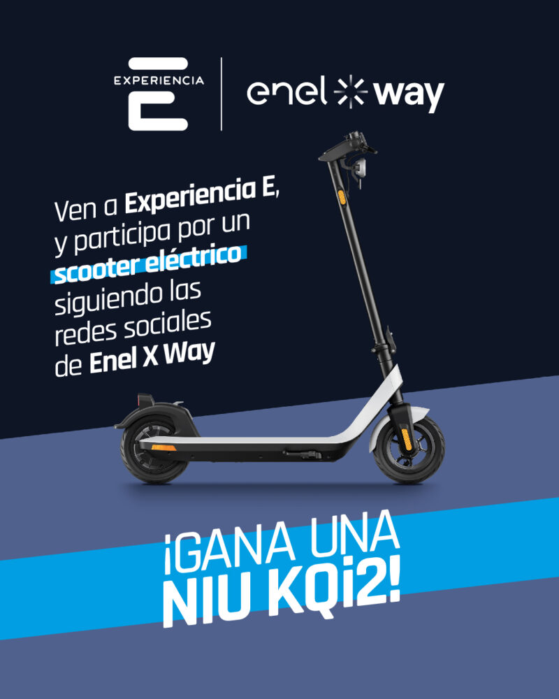 Enel X Way Y Experiencia E Te Regalan Un Scooter Eléctrico Niu Kqi2